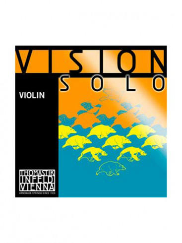 Vision Solo Violin Strings with Silver D Set